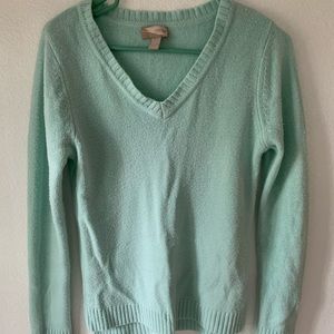 Mint forever 21 v-neck sweater
